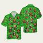 St Patricks Day Baby Highland Cow Hawaiian Shirt