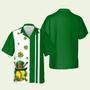 St Patricks Day Clover With Softball Hawaiian Shirt