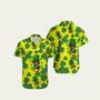 St Patricks Day Lucky Dachshund Puppy Hawaiian Shirt