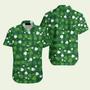 St Patricks Day Shamrock Tartan Hawaiian Shirt