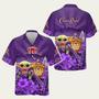 Star Wars Baby Yoda Holding Crown Royal Hawaiian Shirt