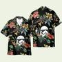 Star Wars Stormtrooper Kylo Ren Vintage Floral Hawaiian Shirt