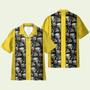 Star X Trek Movie Summer Style Yellow Team Cosplay Costume Hawaiian Shirt