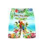 Stay 6 Feet Away From My Margarita Parrot Tropical Beach Shorts For Men