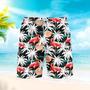 Stork Coconut Tree Palm Trees Flamingo Beach Shorts For Men