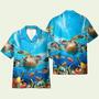 Summer Time Sea Turtle Hawaiian Shirt