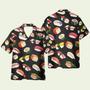 Sushi Party In Black Hawaiian Shirt