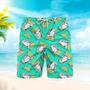 Tequila Party Green Beach Shorts For Men