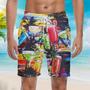 Tequila Style Sunset Beach Shorts For Men