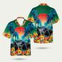 Tesla Cybertruck Motorbike Hawaiian Shirt