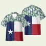 Texas Bluebonnet Flag Hawaiian Shirt