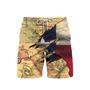 Texas Flag And Map Dont Mess With Texas Beach Shorts For Men