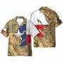 Texas Flag And Map Hawaiian Shirt