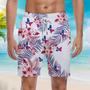 Texas Summer Beach Shorts For Men