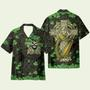 The Celtic Cross Harp Irish Skull Leprechaun Hawaiian Shirt