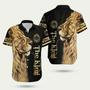 The King Lion Black Hawaiian Shirt