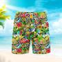 Tiki Aloha Tropical Beach Shorts For Men