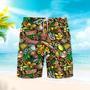 Tiki Tropical Beautiful Beach Shorts For Men