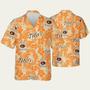 Titos Vodka Funny Tropical Flower Pattern Hawaiian Shirt