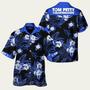 Tom Petty And The Heartbreakers Blue Hawaiian Shirt