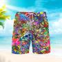 Traditional Dragon Beach Shorts For Men