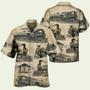 Train Vintage Art Sketch Hawaiian Shirt