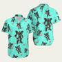 Transformers Green And Black Robot Flamingo Light Hawaiian Shirt