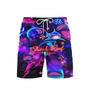 Tribal Shark Maori Neon Beach Shorts For Men