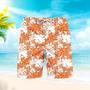 Tropical Floral Flower Beach Shorts For Men