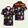 Tropical Pacman Game Movie Summer Vacation Hawaiian Shirt