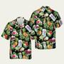 Tropical Pineapple Coors Light Beer Hawaiian Shirt