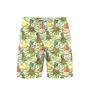 Tropical Pineapple Red Dragon Fruit Beach Shorts For Men