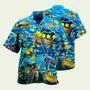 Turtle Go With The Flow Turtles And Fish Hawaiian Shirt