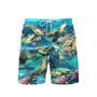 Turtle Under The Ocean Blue Beach Shorts For Men