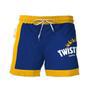 Twisted Tea Blue Yellow Basic Swim Trunks