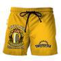 Twisted Tea Yellow Basic Swim Trunks