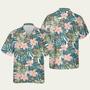 Us Army Flower Pattern Hawaiian Shirt