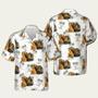 Usa Caterpillar 6090 Fs Excavator Pattern Hawaiian Shirt