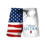 USA Flag Fourth Of July Michelob ULTRA Swim Trunks