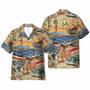 Vintage Cars Route 66 Hawaiian Shirt