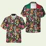 Viva Mexico Day Of The Dead Sugar Skull Hawaiian Shirt