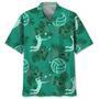 Volleyball Kelly Green Hawaiian Shirt Summer Gifts