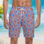 Watermelon Pattern Beach Shorts For Men