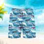 Whales With Marine Mammals Under Sea Beach Shorts For Men