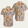 Winnie The Pooh Tigger Piglet Brown Leaves Disney Hawaiian Shirt