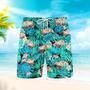 Wombat Tropical Leaves Beach Shorts For Men