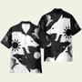 Yin Yang Wolf And Raven Hawaiian Shirt