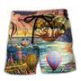 Air Balloon Steampunk I Travel By It Beach Short