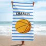 Anchor Themed Personalized Beach Towels Ideal Women Kids Summer Days