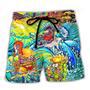 Beach Bum 4 Life Crazy Life Beach Short